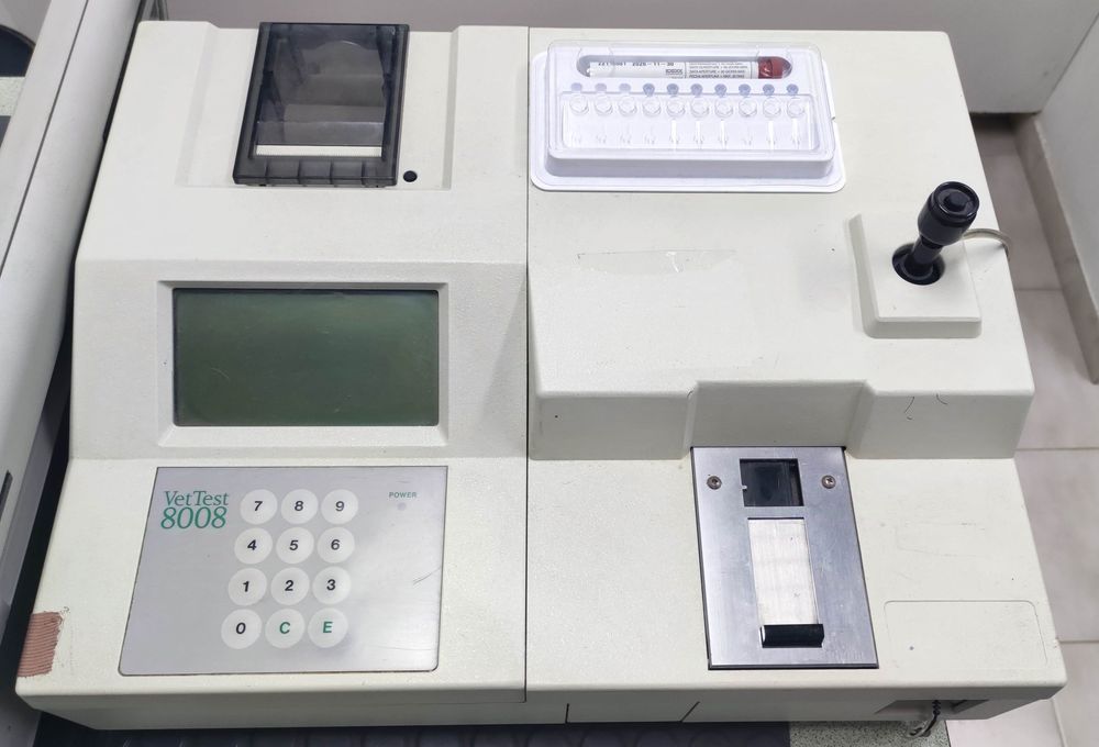 análises clínicas vettest 8008 + QBC + centrifugadora + impressora HP