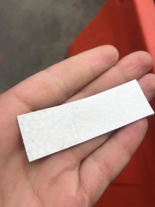Ткань кожзам для оббива мебели Deluxe White