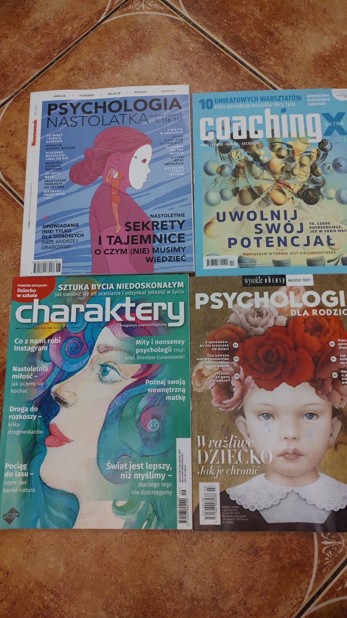 Zestaw archiwalnych numerów psychologicznych