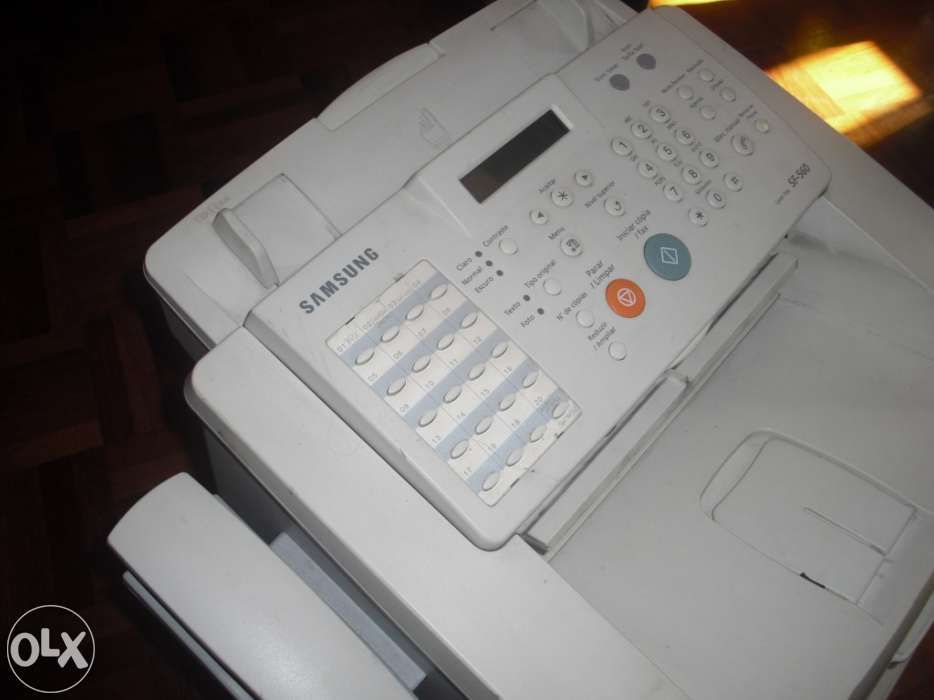 Fax Laser Samsung SF 560 (com telefone incorporado).