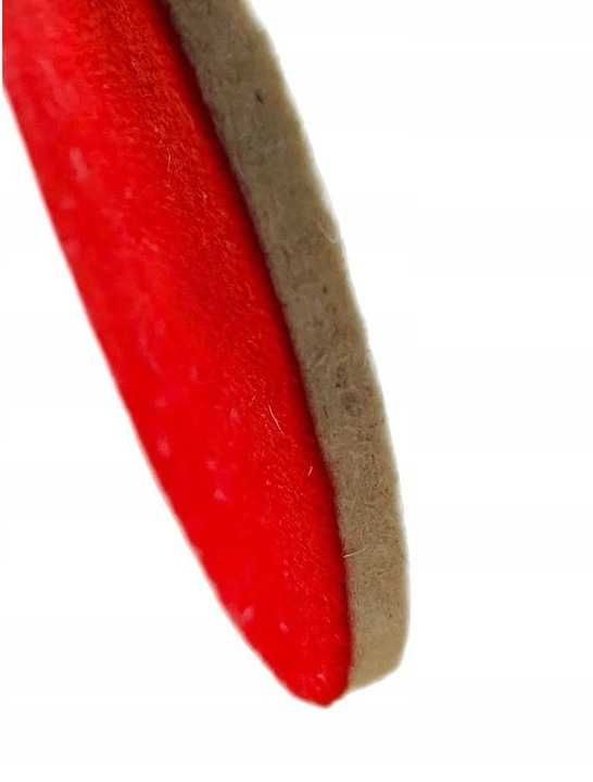 FILC Polerski TARCZA POLERSKA FILCOWA na Rzep Polerowanie 125mm. 10mm