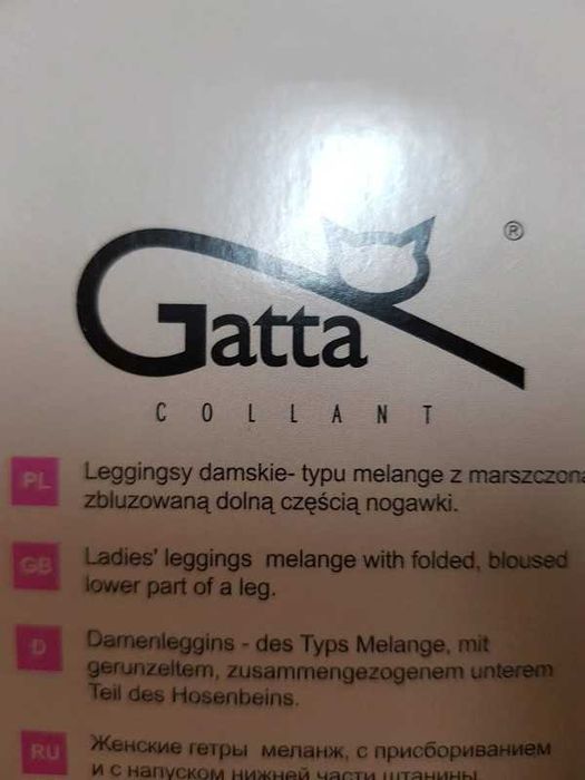 Lilowe legginsy #gatta nowe rozmiar S