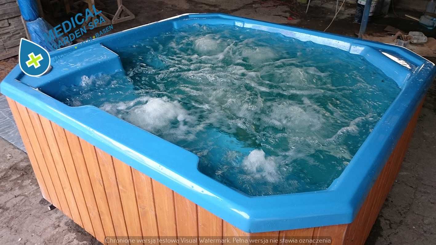 Jacuzzi dla 5 osób ogrodowe całoroczne basen balia gorąca beczka