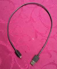 Kabel USB Micro USB 30cm czarny t-phox nets 2,4A za 2,99