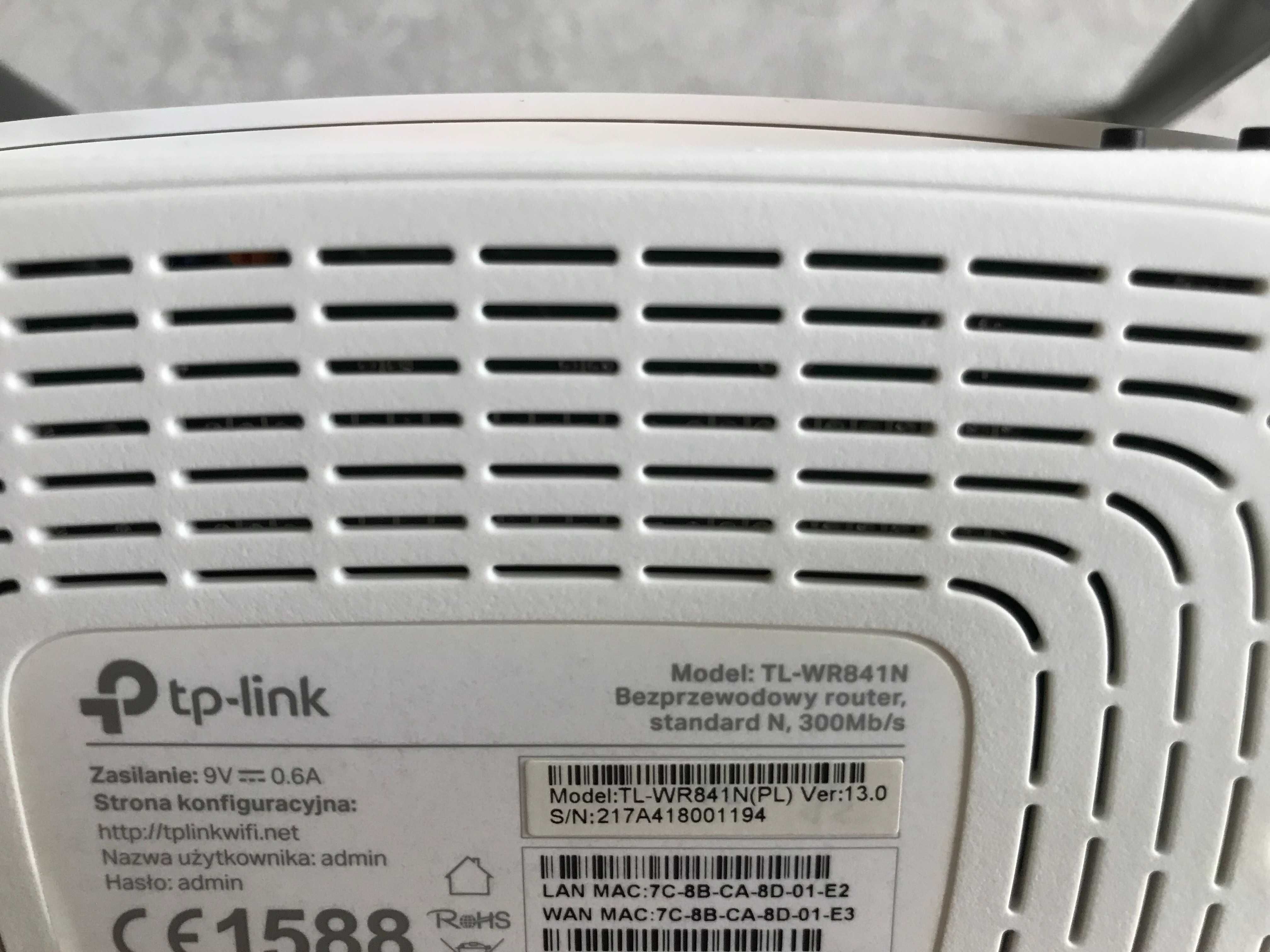 Router TP-Link TL-WR841N - stan idealny