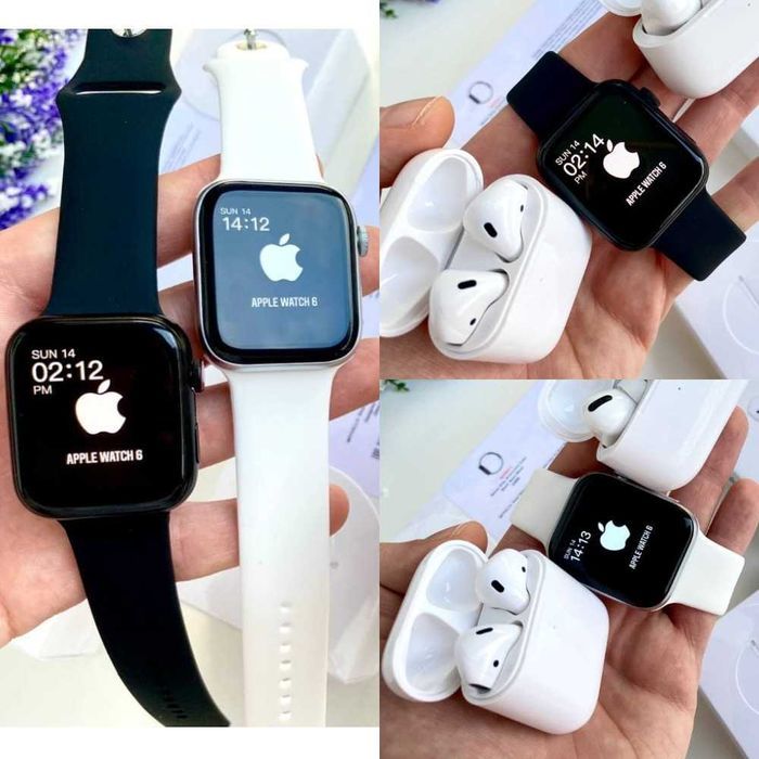 Apple Watch 9 / 10 Black Titan . Смарт годинник часы Эпл вотч.