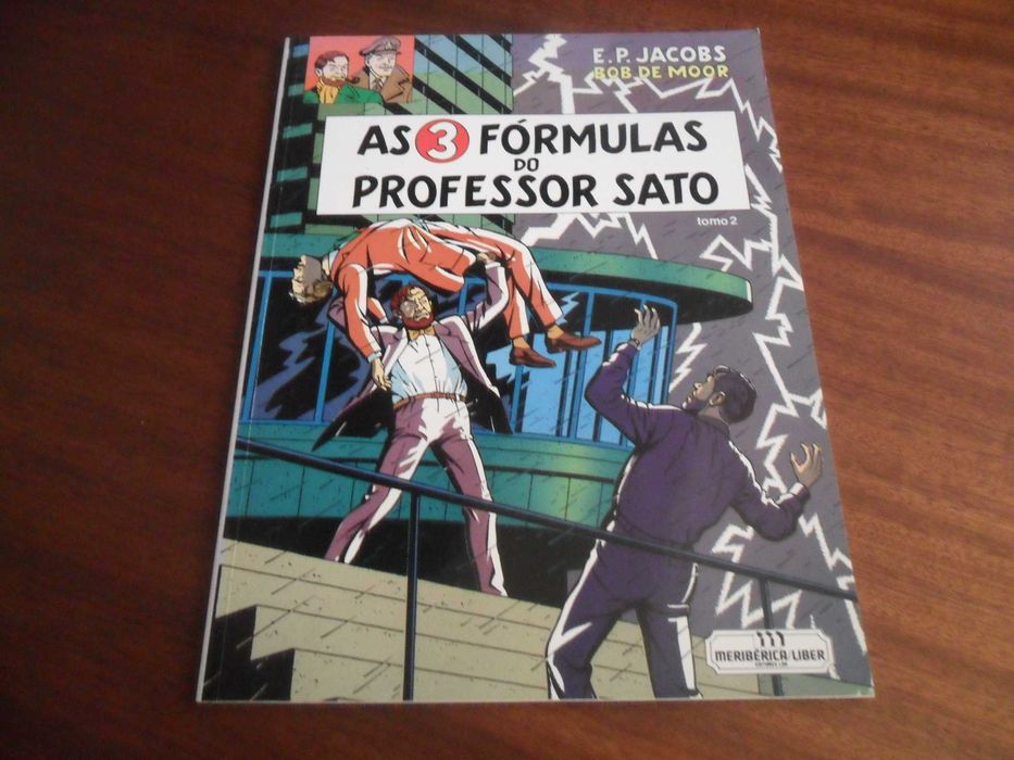 "As 3 Fórmulas do Professor Sato" - 2 Volumes de Edgar P. Jacobs