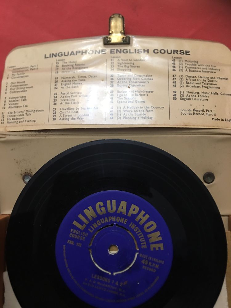 Coleção vinil curso inglês