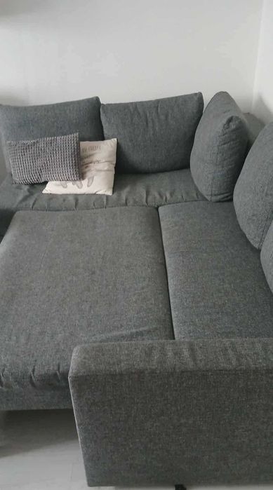 Naroznik  szary z funcja spania