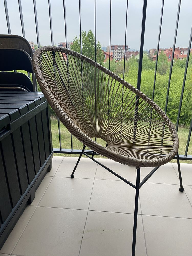 Krzesła fotele ogrodowe T-Rattan , krzesla  na balkon taras