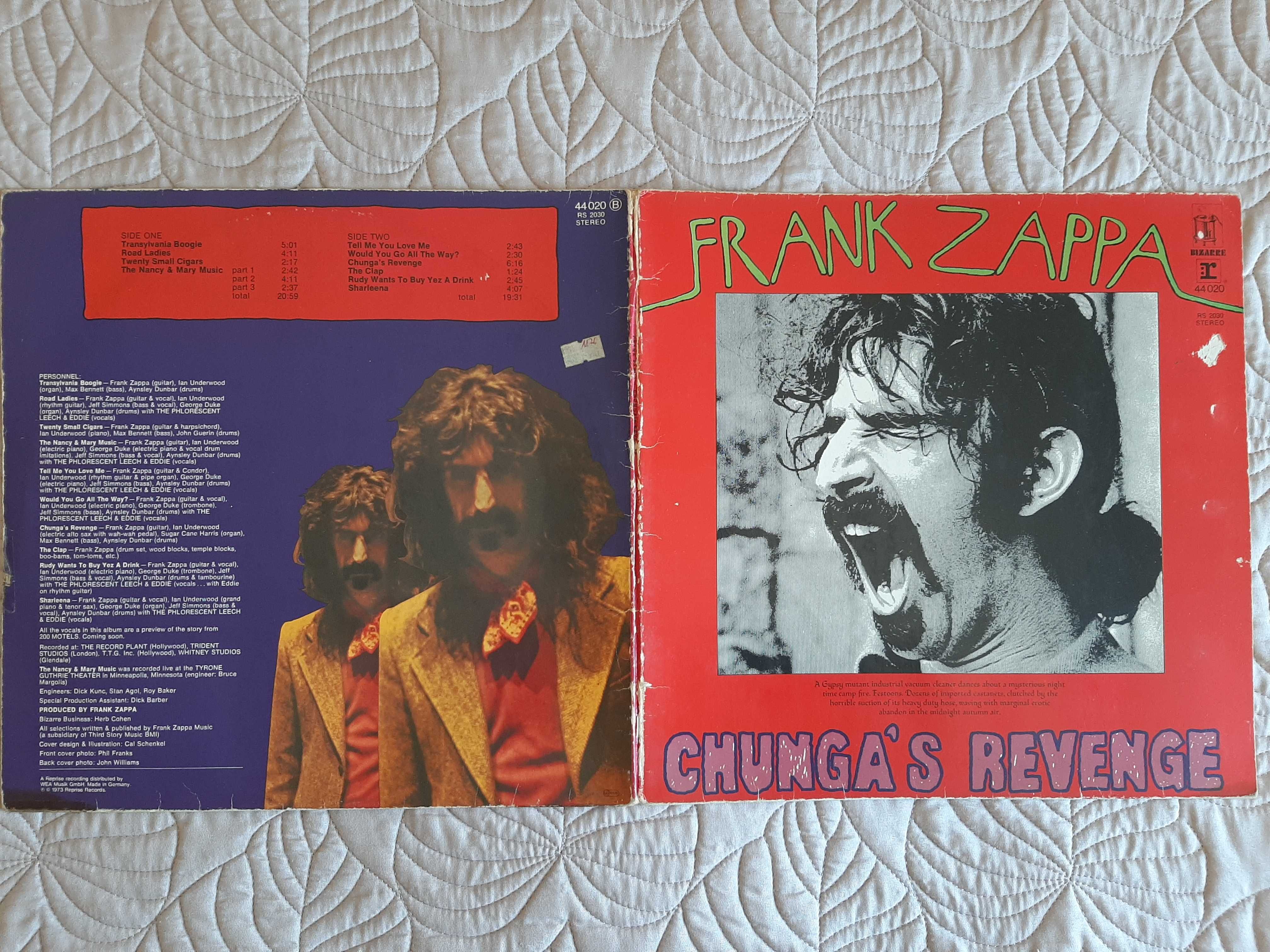 Frank Zappa - Chungas`s Revenge - Germany - Vinil LP