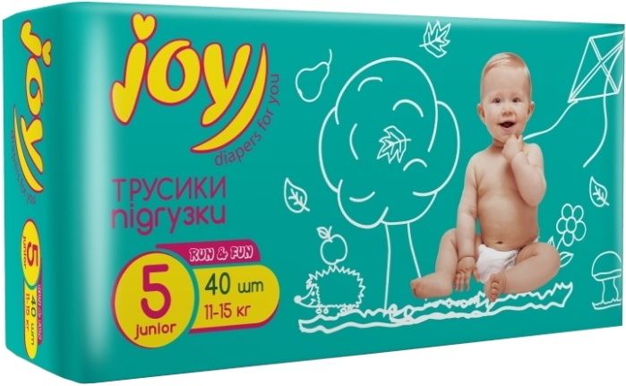 Підгузки-трусики Джой, Joy, розмір 5