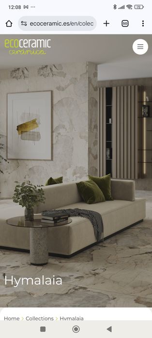 Płytka EcoCeramic HYMALAIA Płytki 160X160 GRES 8mm BOMAR