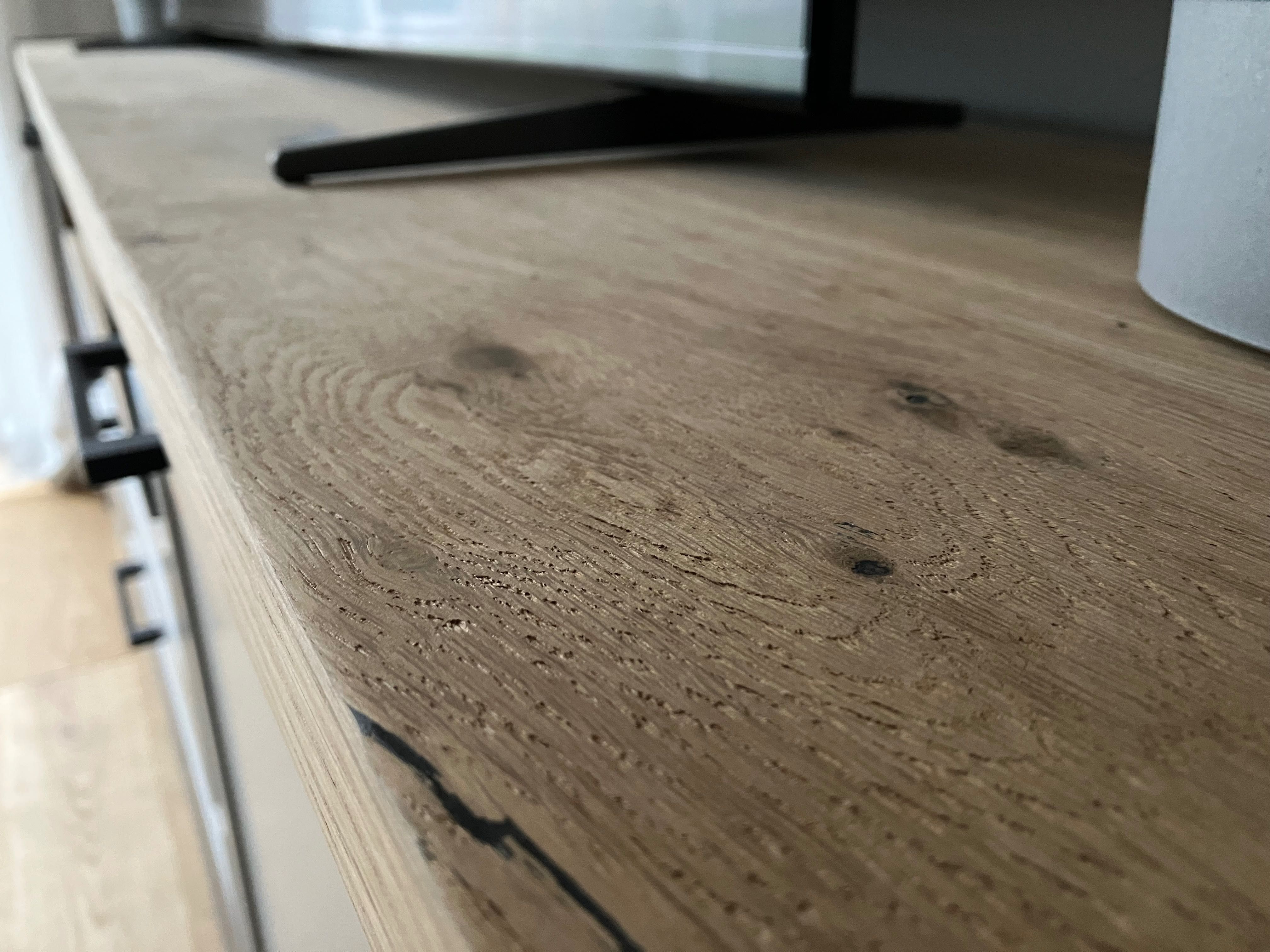 Komoda LOFT szafka TV H&H lite drewno dębowe