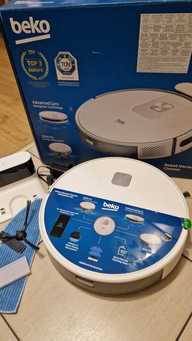 Jak nowy! Robot sprzątający Beko, jak Rumba odkurzacz mopujący