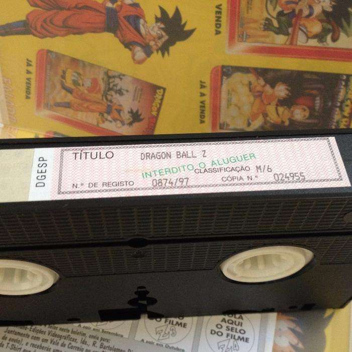 Dragon Ball Z, Filme VHS original, de 1997, bom estado