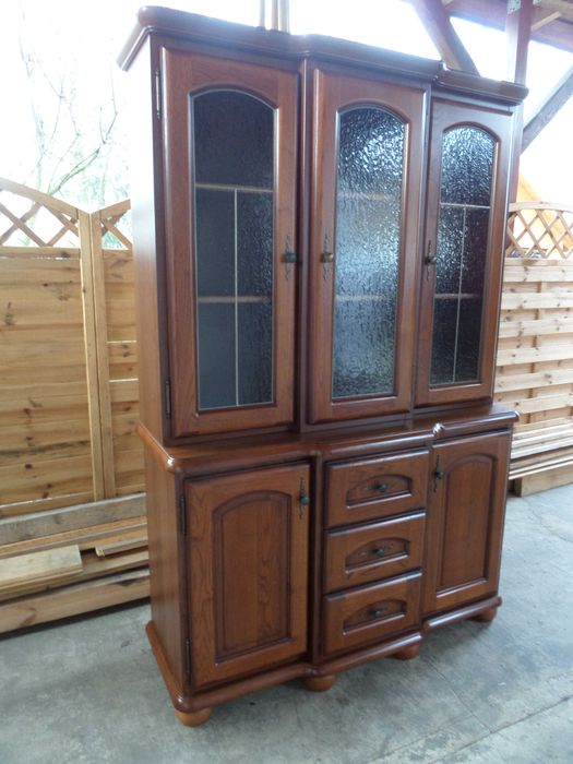 Kredens witryna brw BAWARIA kolor orzech stan bdb WYSYŁKA dowóz