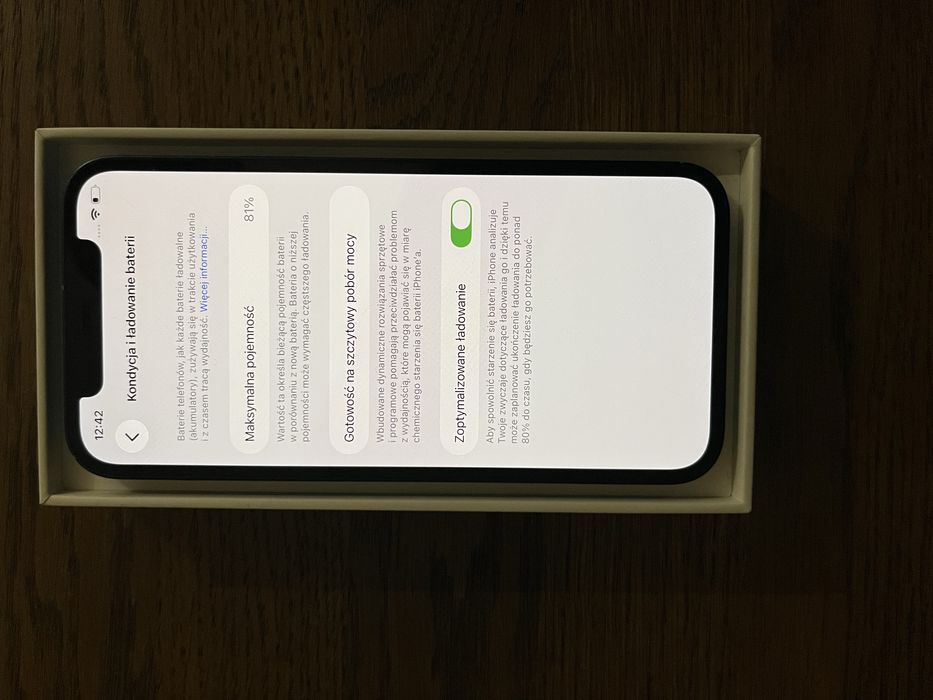 IPhone 12, 64GB; niebieski; bateria 81%