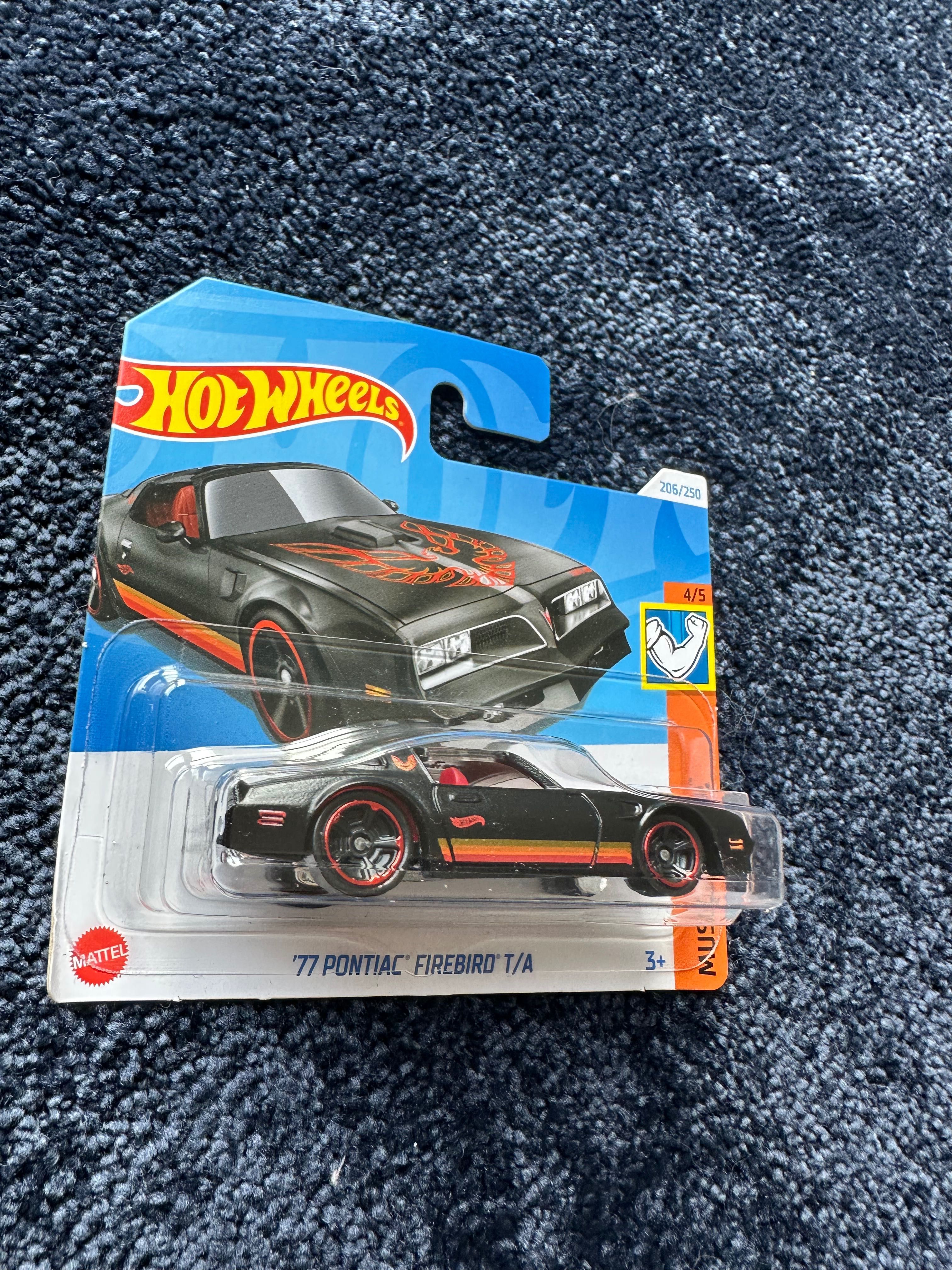 hot wheels 77 pontiac firebird t/a czarny