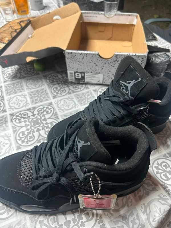 Nike Air Jordan 4 Retro Black Eu 43