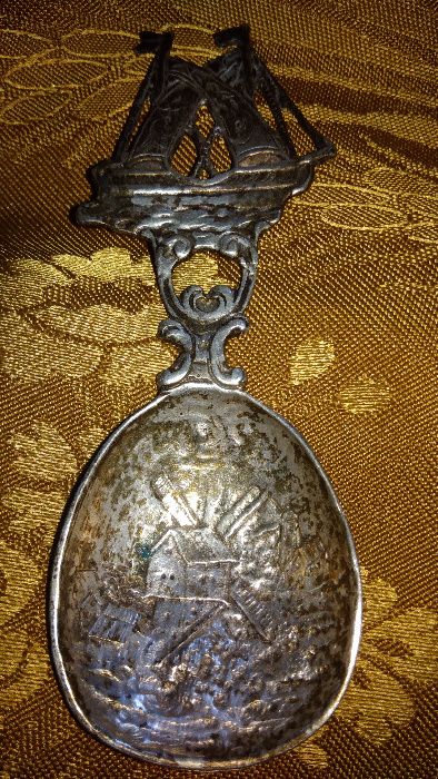 Kolekcjonerska Duza Łyżeczka okolicznosciowa SREBRO srebrna i inne