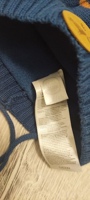 Czapka wiosenna dla chłopca, cool club, 44/4646