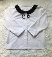 XL 42 elegancka bluzka damska z kołnierzykiem