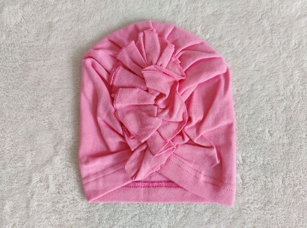 Nowa czapeczka czapka turban Ania 86cm bawełniana przejściowa 12/18msc