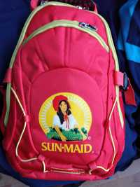 Plecak Sun-Maid z paskiem na piersi usztywniony z Californii USA