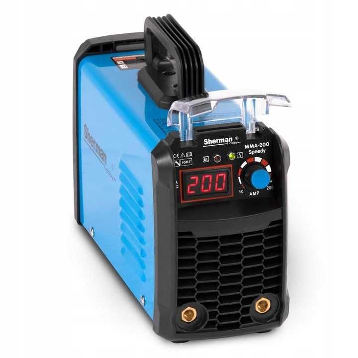 Spawarka Inwertorowa Inwerter Sherman 200 SPEEDY MMA TIG 230V 200A
