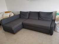 Sofa com chaise long ikea