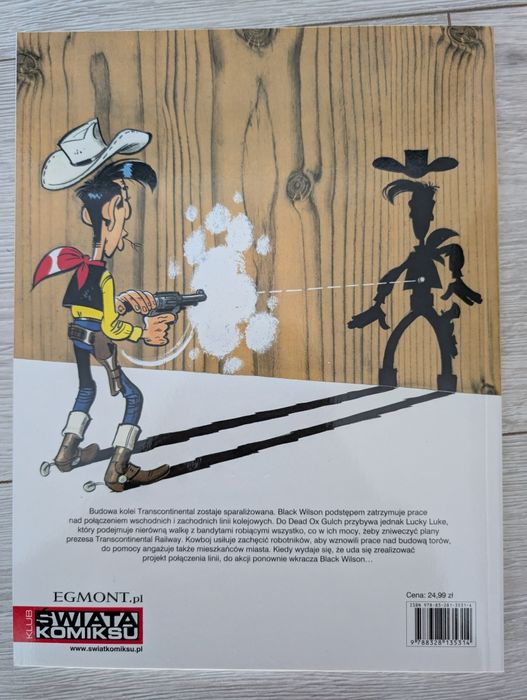 Lucky Luke szyny na prerii nowy
