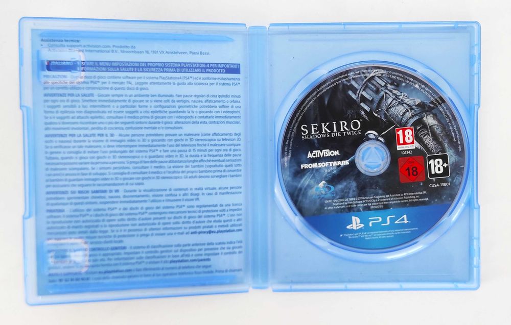 Sekiro Shadows Die Twice - PS4 -Jogo