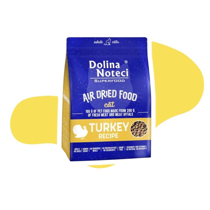 Dolina Noteci Superfood Danie z indyka 1kg dla dorosłych kotów
