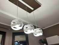 Lampa wisząca Tornado potrójna do jadalni