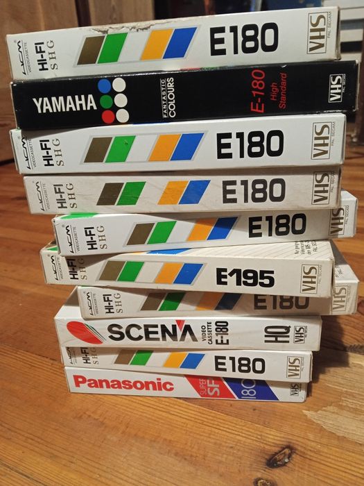 kasety VHS  mix różnych nagran