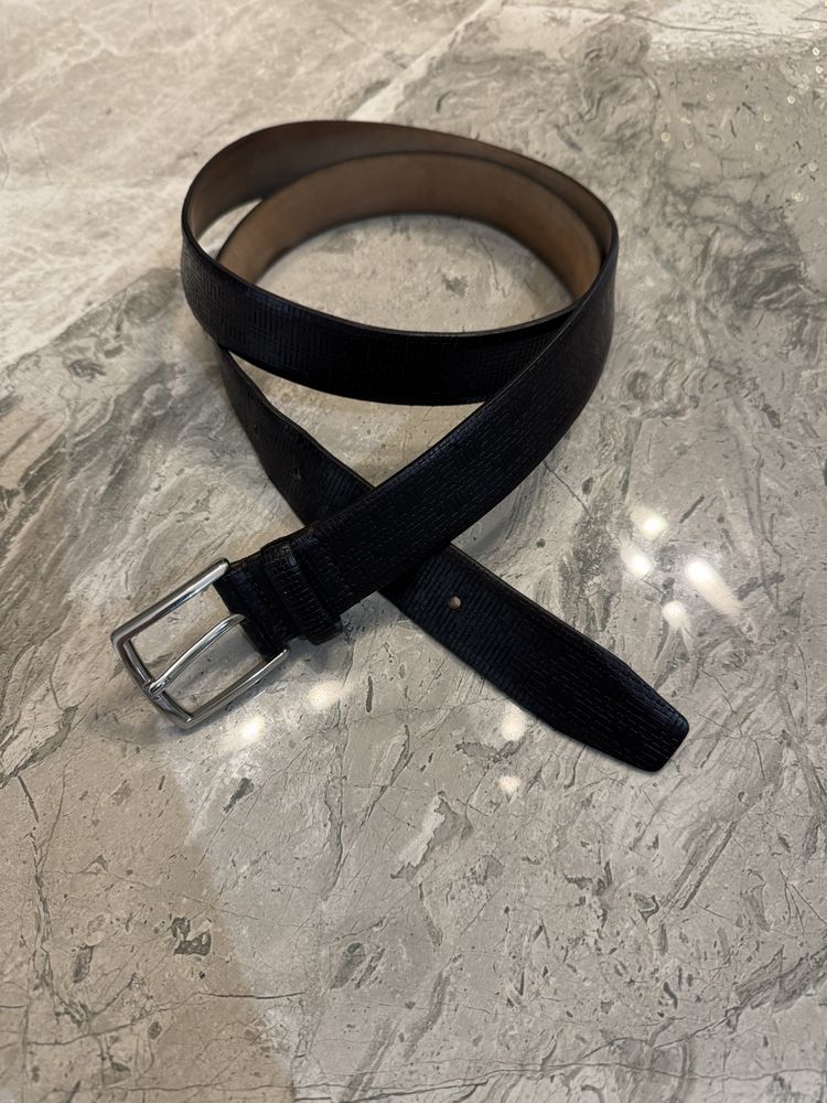 Ремень мужской кожаный massimo dutti m-l 100 см