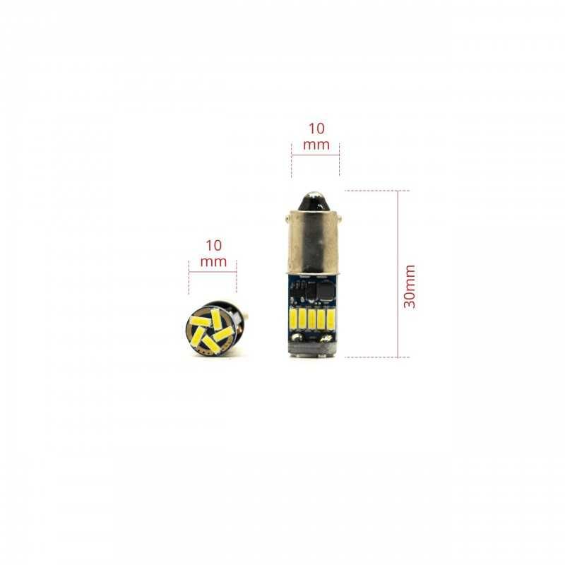 BA9S 15SMD 4014 CANBUS - 2 szt. Lux-Led