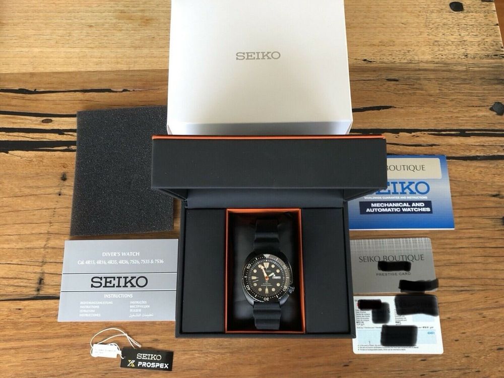 Relógio Seiko Black Ninja Turtle SRPC49K Limited