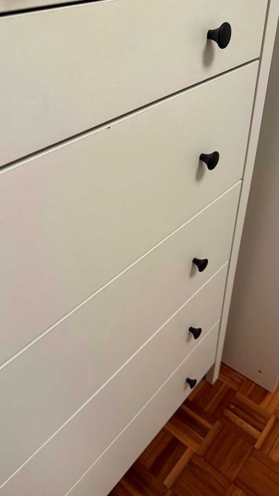 Comoda branca 5 gavetas KOPPANG IKEA