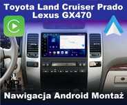 Nawigacja Android Toyota Land Cruiser_Lexus GX470 Qled CarPlay Montaż