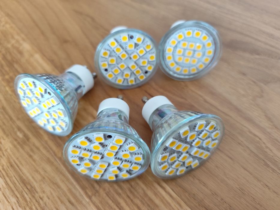 Żarówka LED GU10, 3,6W, 230V, 24 SMD, 5 sztuk
