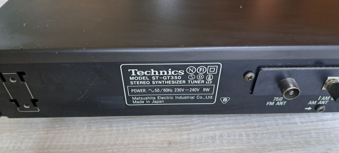 Tuner fm Technics ST GT 350