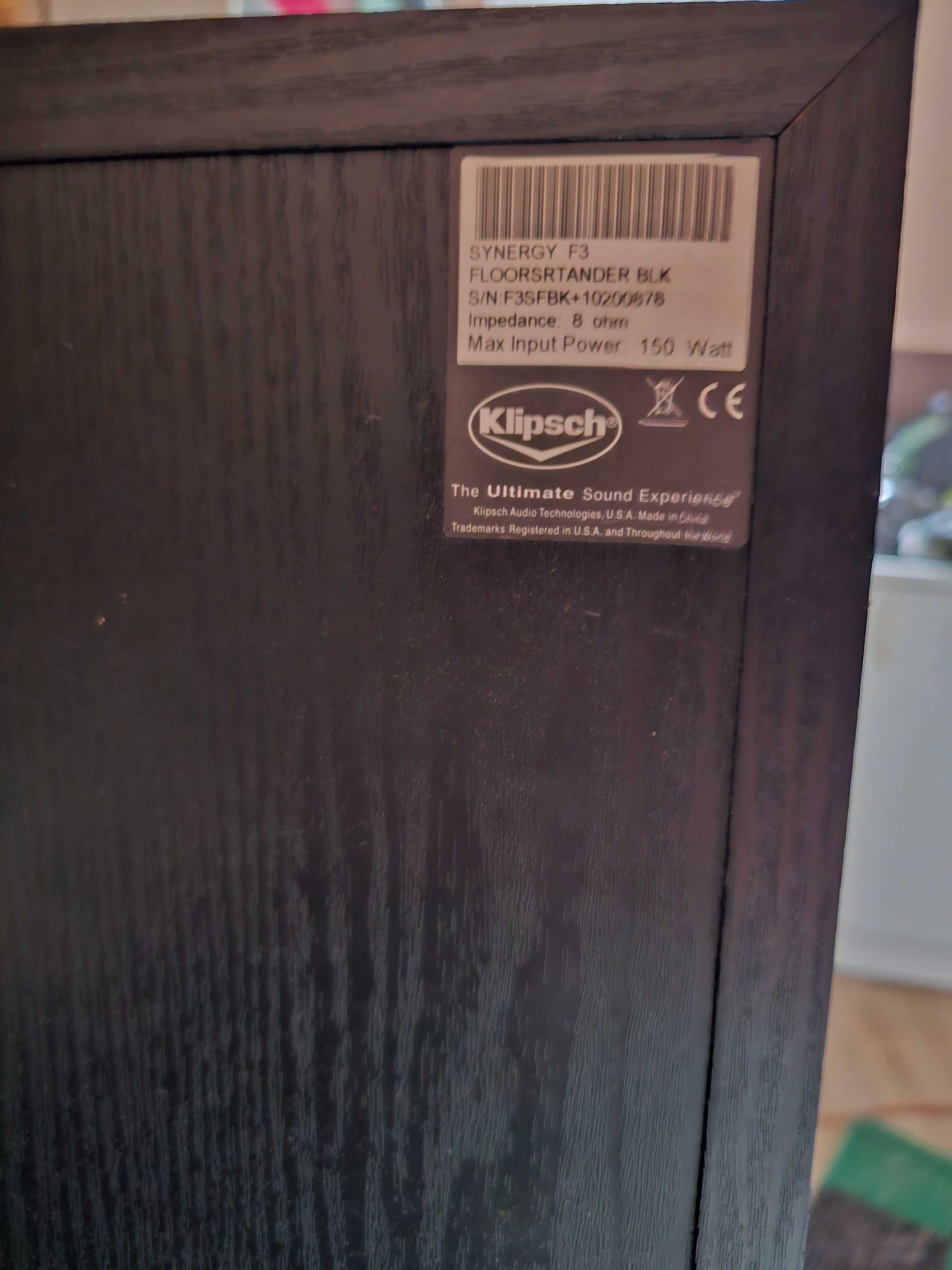Kolumny podlogowe klipsch synergy f3