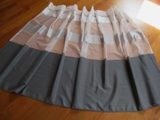 Oryginalna firana marszczona na taśmie szer.120 cm x dł.160
