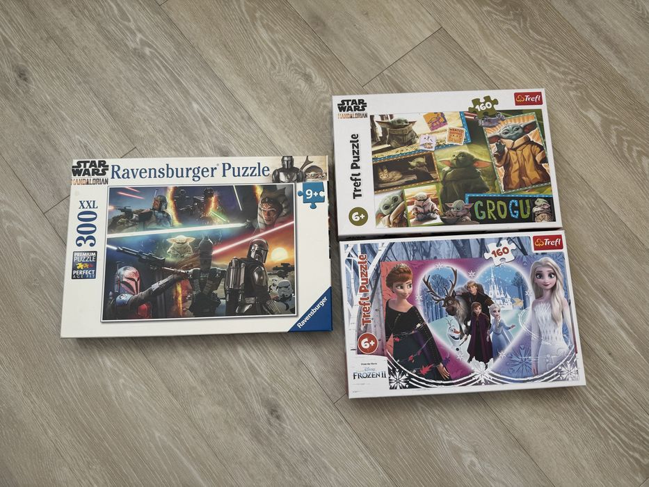 Ravensburger, Tefl пазлы Srar wars Manfalorian, Frozen