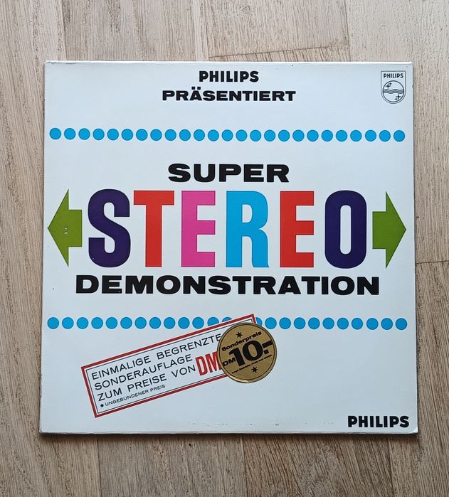 Płyta winylowa testowa Philips Stereo Demostration
