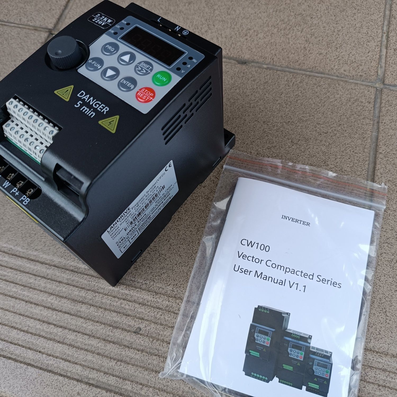 Falownik 2.2kw jednofazowy projekt tokarka stołowa frezarka