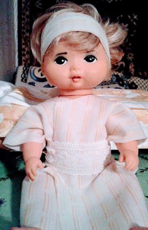 Набор : кукла с кроваткой СССР
