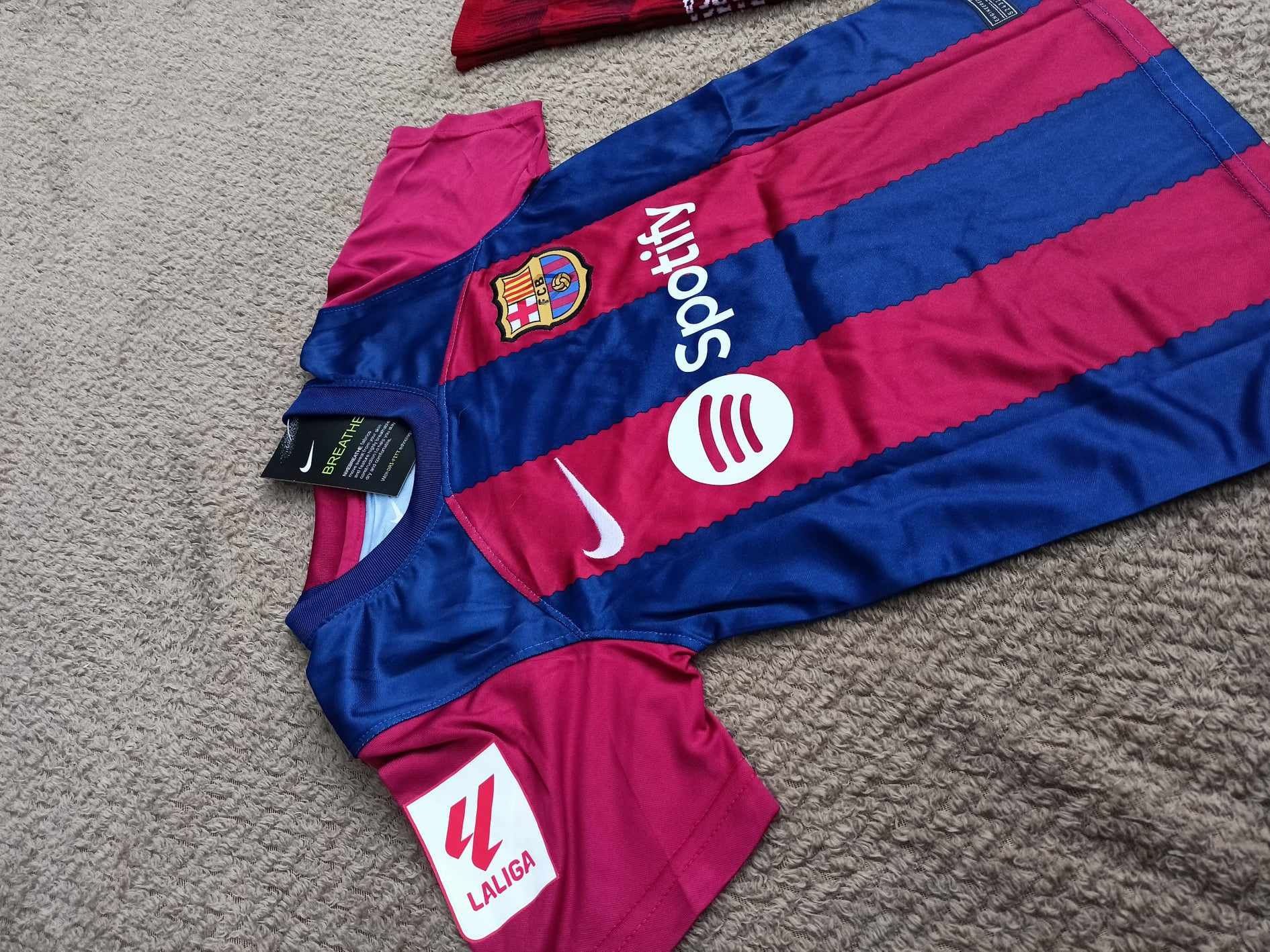 Komplet strój piłkarski FC Barcelona